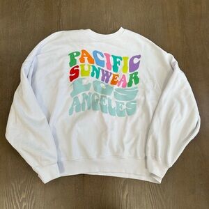 PACSUN PACIFIC SUNWEAR CREWNECK WHITE